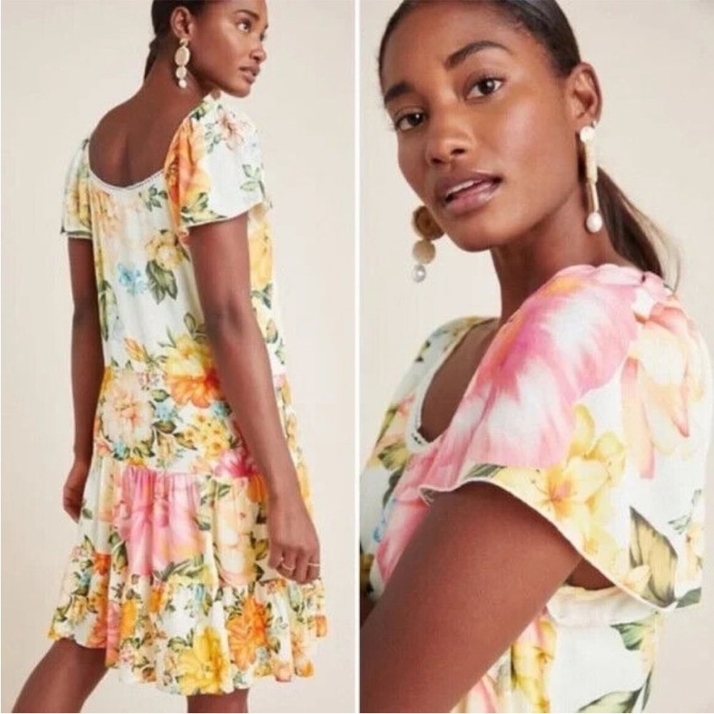 NWOT Anthropologie Farm Rio Culebra Dress, Size S